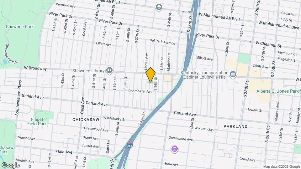 727 Sutcliffe Ave Map and Location Details