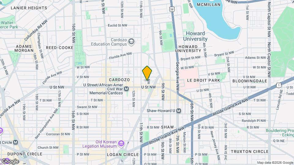 2014 10th St NW Map and Location Details