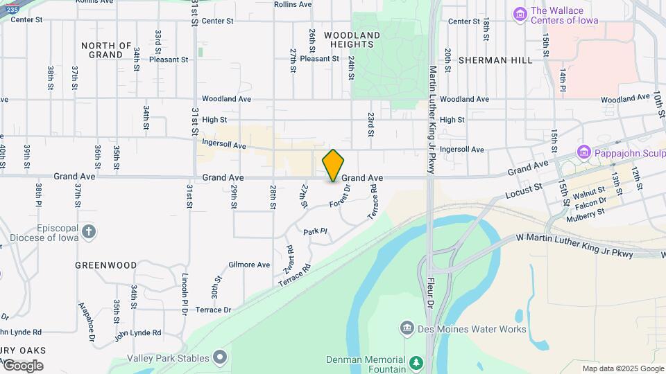 2500 Grand Ave Mapa y Detalles de la Ubicación