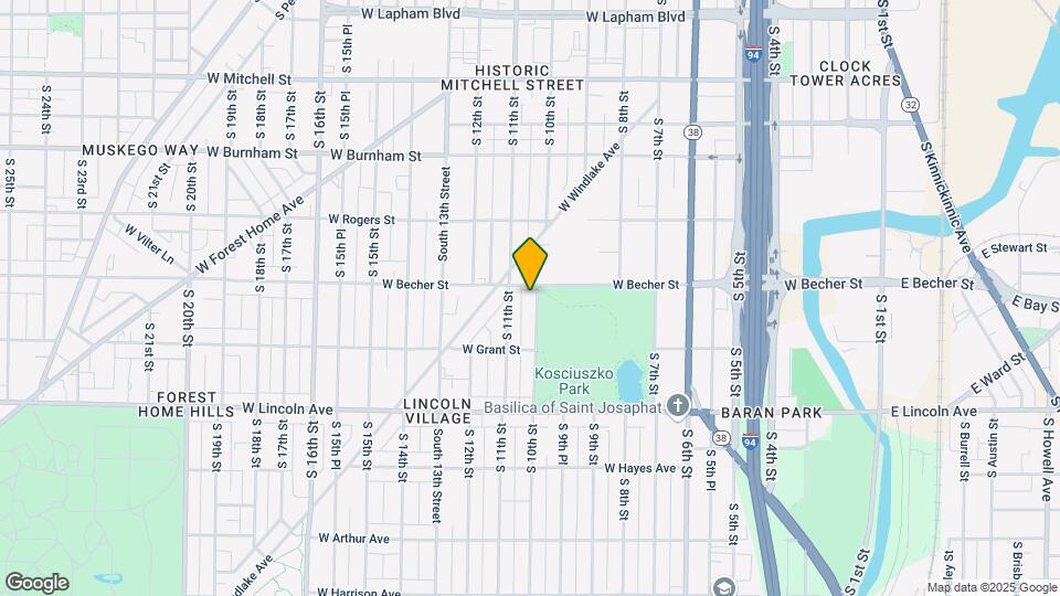 2115 S 10th St Map and Location Details