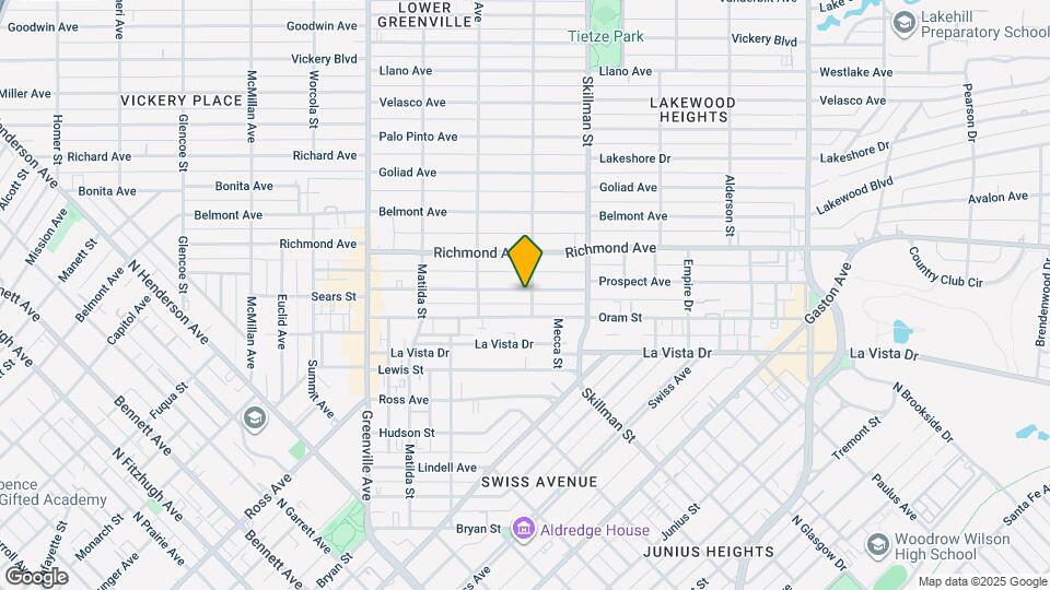 5942 Prospect Ave Map and Location Details