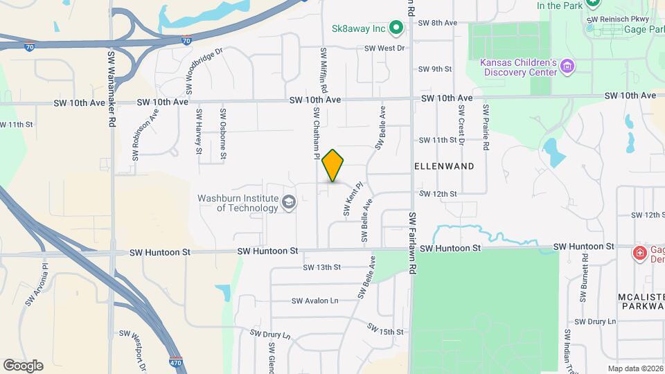 5433 SW Sena Dr Map and Location Details