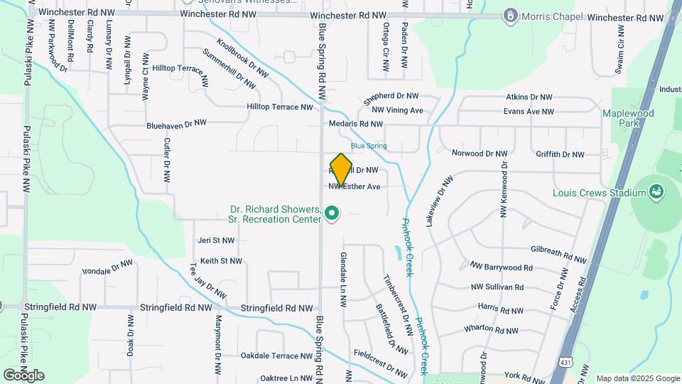 2417 NW Esther Ave Map and Location Details