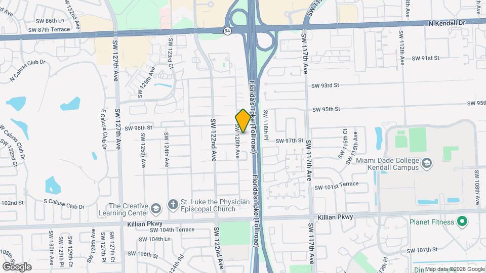 11956 SW 97th St Map and Location Details