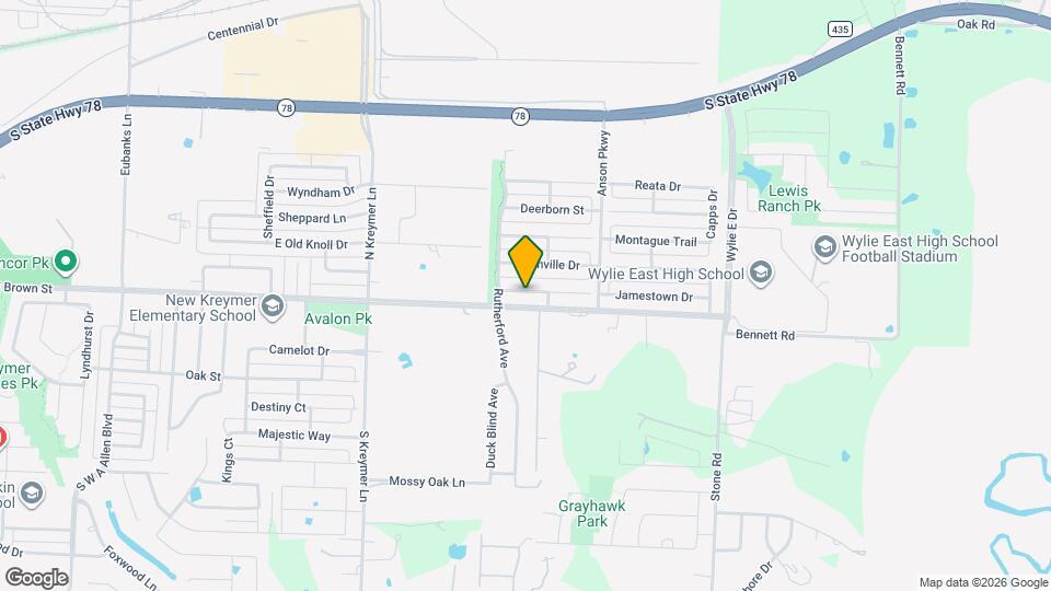 2710 Gold Hill Dr Map and Location Details