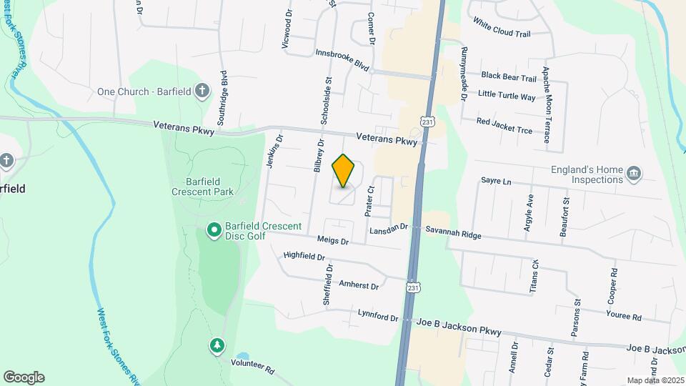 261 Veterans Pkwy Map and Location Details