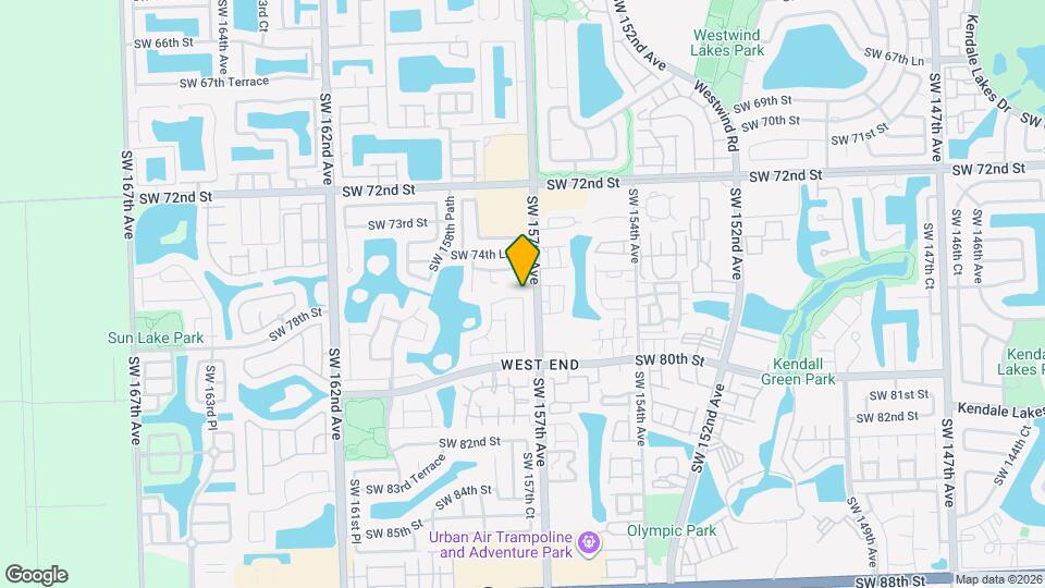 15715 SW 76th Terrace Map and Location Details