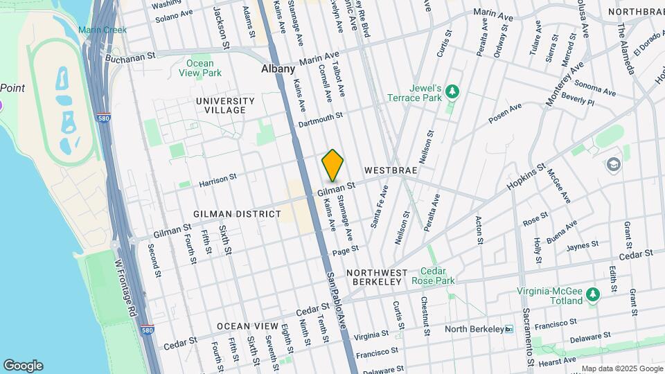 1137 Gilman St Map and Location Details