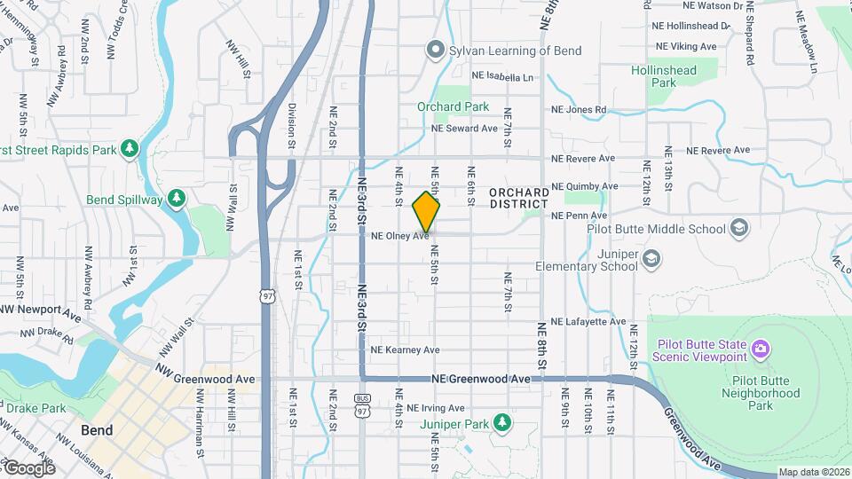 465 NE Olney Ave Mapa y Detalles de la Ubicación