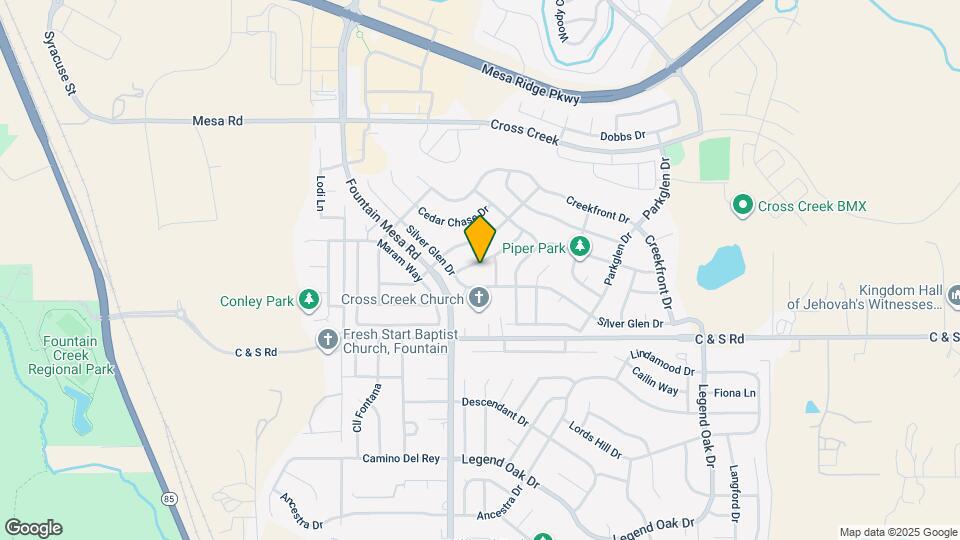 7247 Brush Hollow Dr Mapa y Detalles de la Ubicación