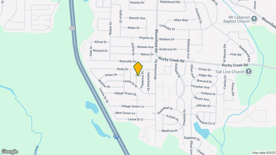 5736 Deborah Dr Mapa y Detalles de la Ubicación