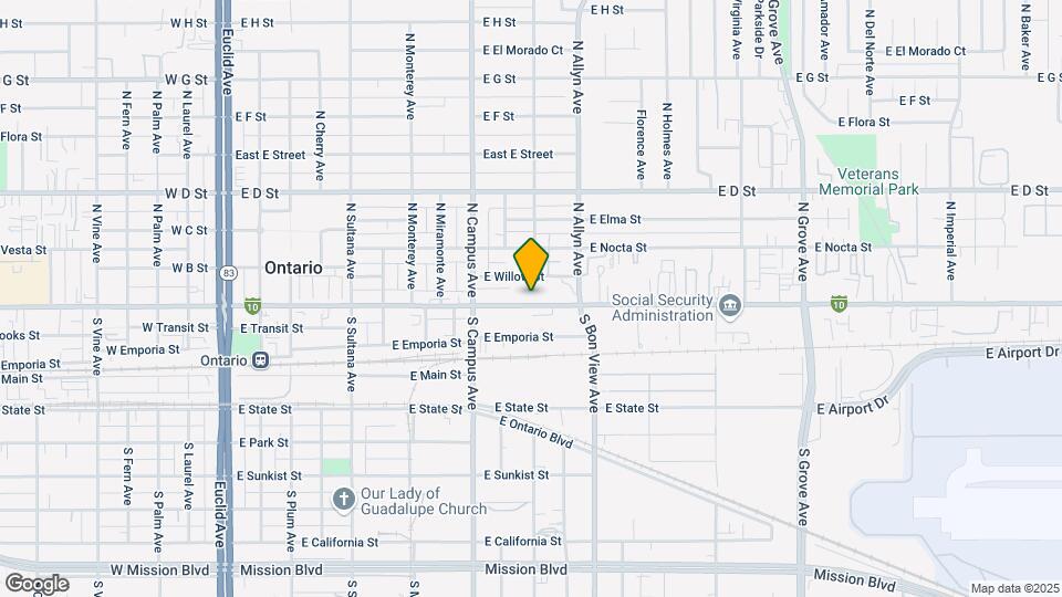 765 Holt Blvd Mapa y Detalles de la Ubicación
