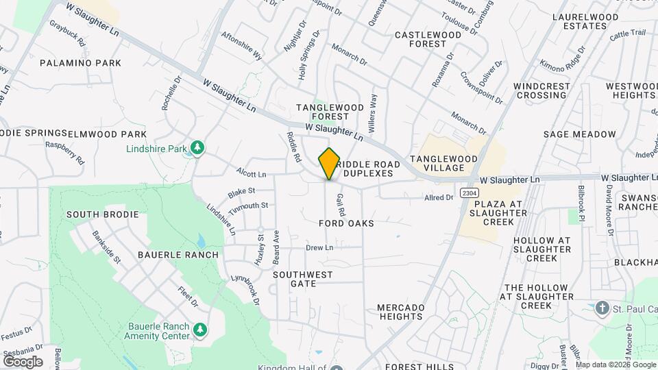 2505 Riddle Rd Map and Location Details