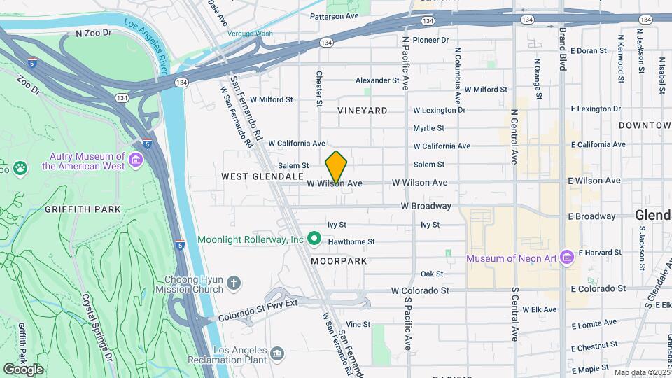 650 W Wilson Ave Map and Location Details