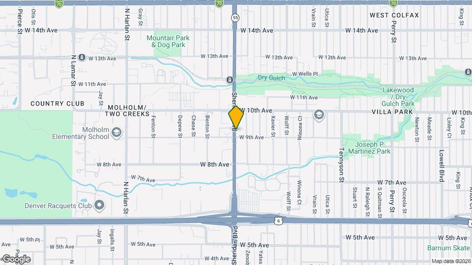 904 Sheridan Blvd Map and Location Details