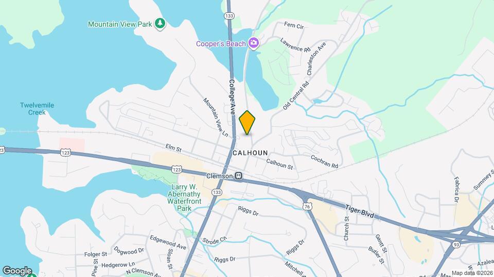 109 Clemson St Map and Location Details