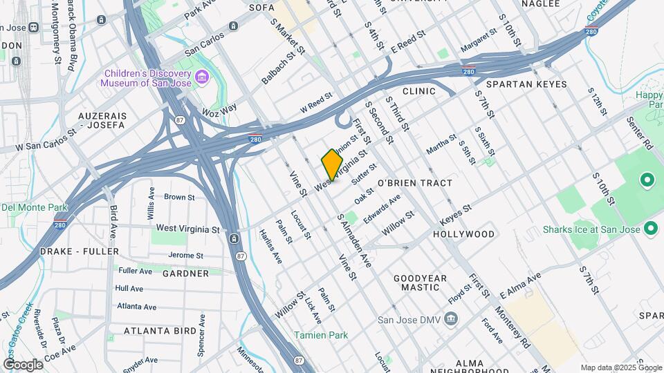 180 W Virginia St Mapa y Detalles de la Ubicación