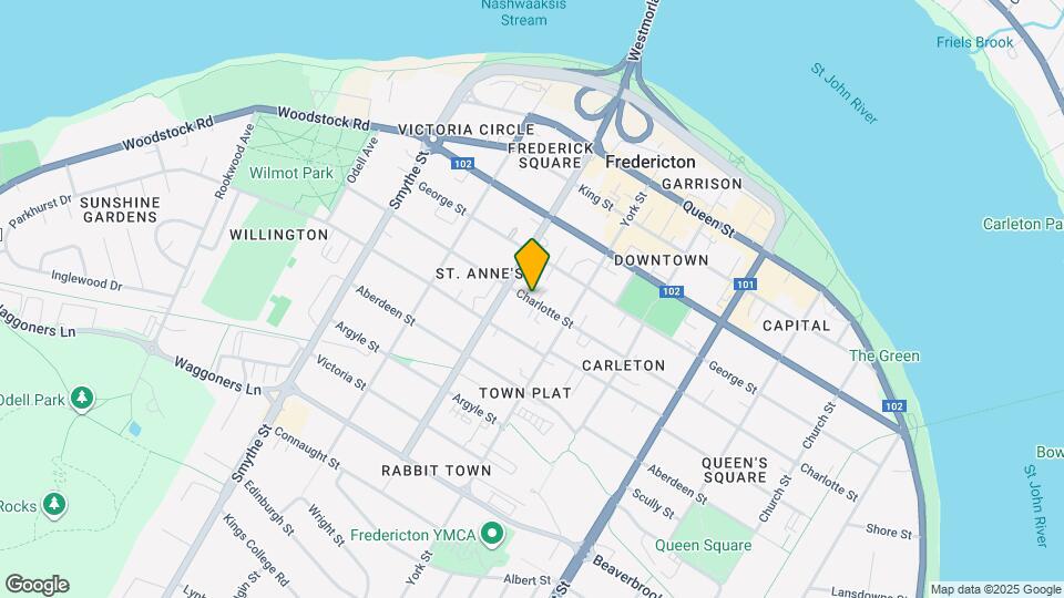 335 Charlotte St Map and Location Details