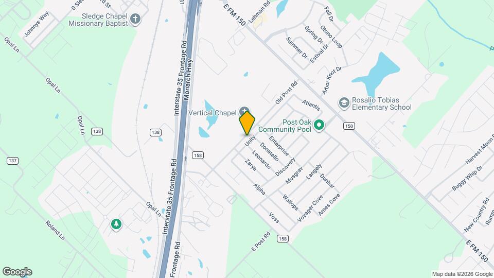 196 Unity Map and Location Details