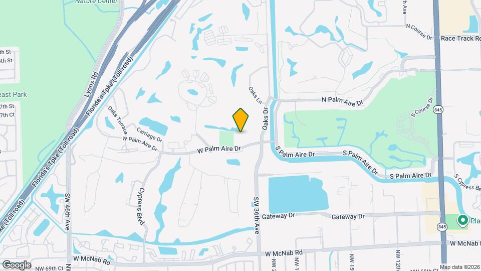 4015 W Palm Aire Dr, Unit 1001 Map and Location Details