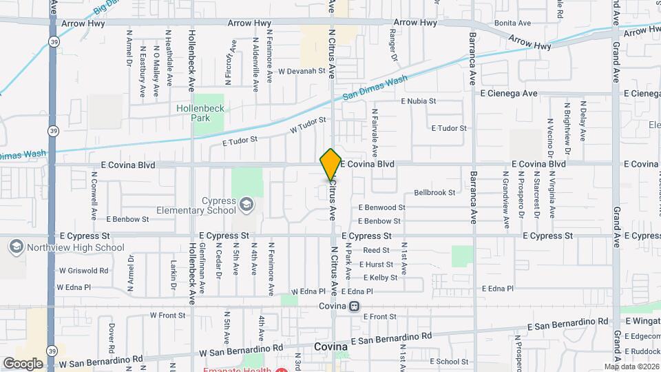 1029 N Citrus Ave Map and Location Details