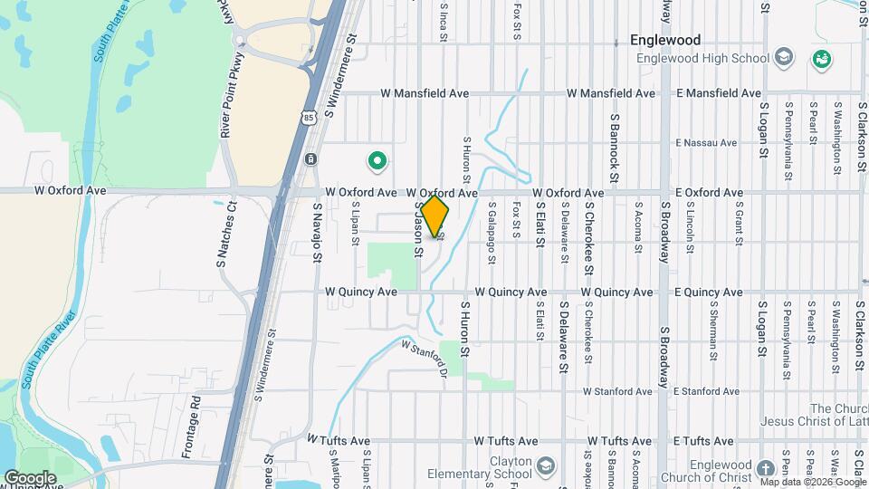 4185 S Inca St Map and Location Details