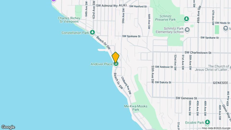 3853 Beach Dr SW Map and Location Details