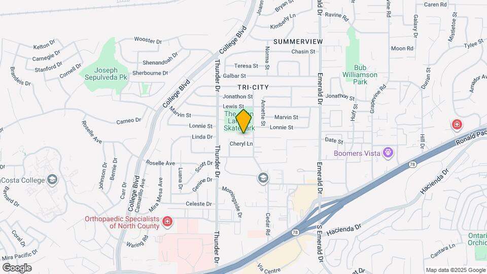 334 Cedar Rd Map and Location Details