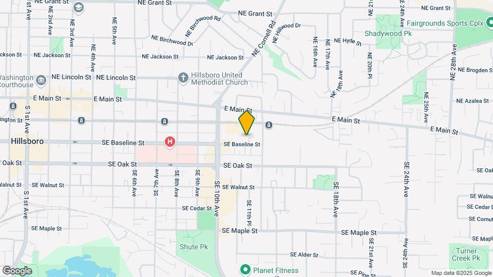 1111 SE Baseline St Mapa y Detalles de la Ubicación