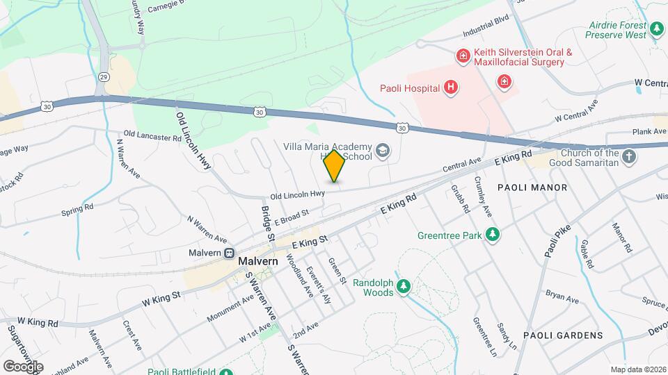 411 Old Lincoln Hwy Map and Location Details