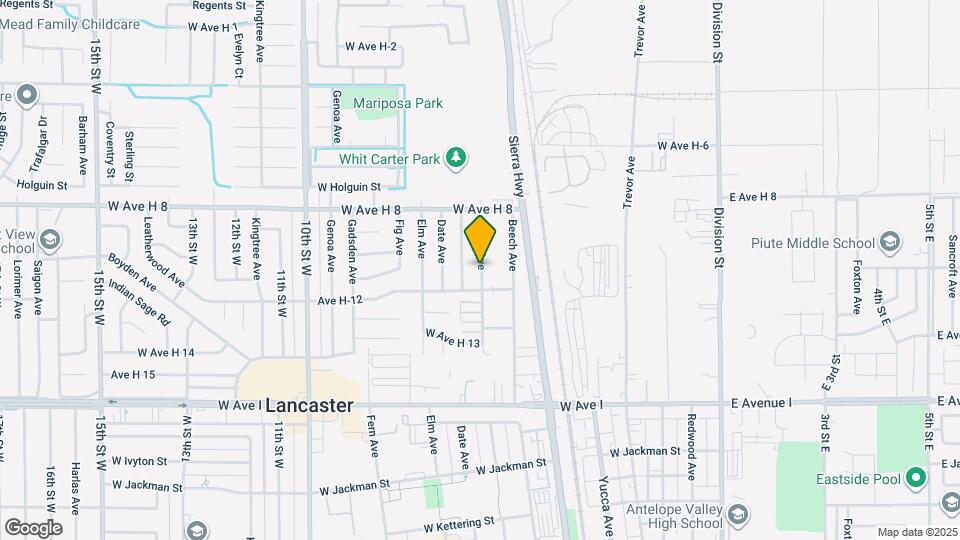 45419 Cedar Ave Map and Location Details