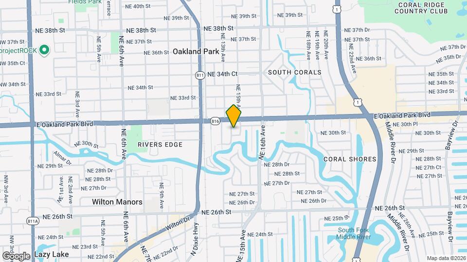 3056 NE 14th Ave Mapa y Detalles de la Ubicación