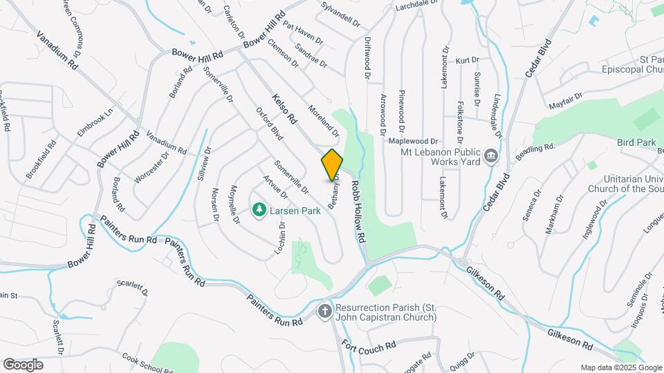 825 Bethany Dr Map and Location Details