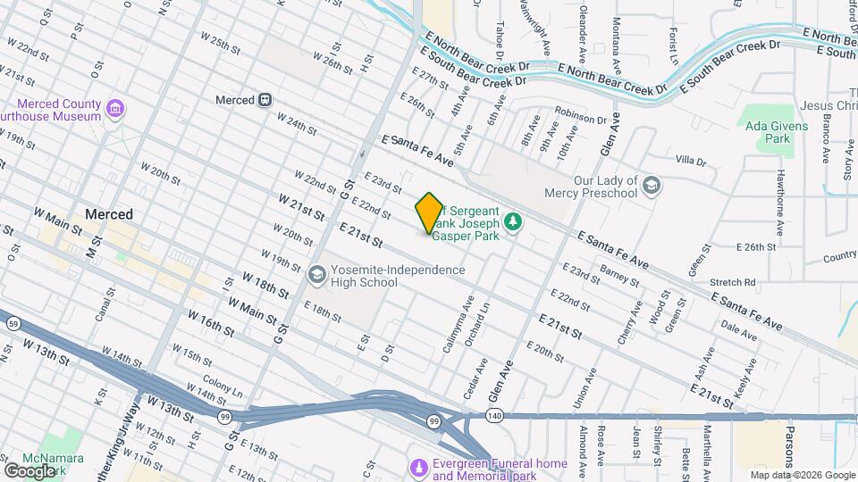214 E 22nd St Mapa y Detalles de la Ubicación