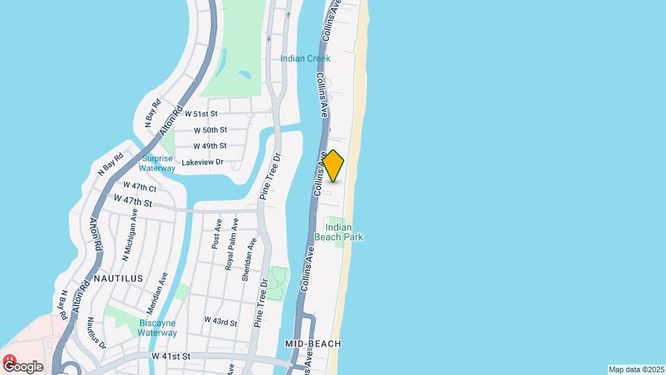 4779 Collins Ave, Unit 2305 Map and Location Details