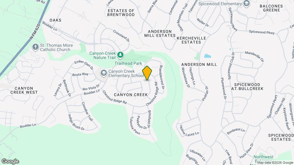 10508 Canyon Vista Way Map and Location Details