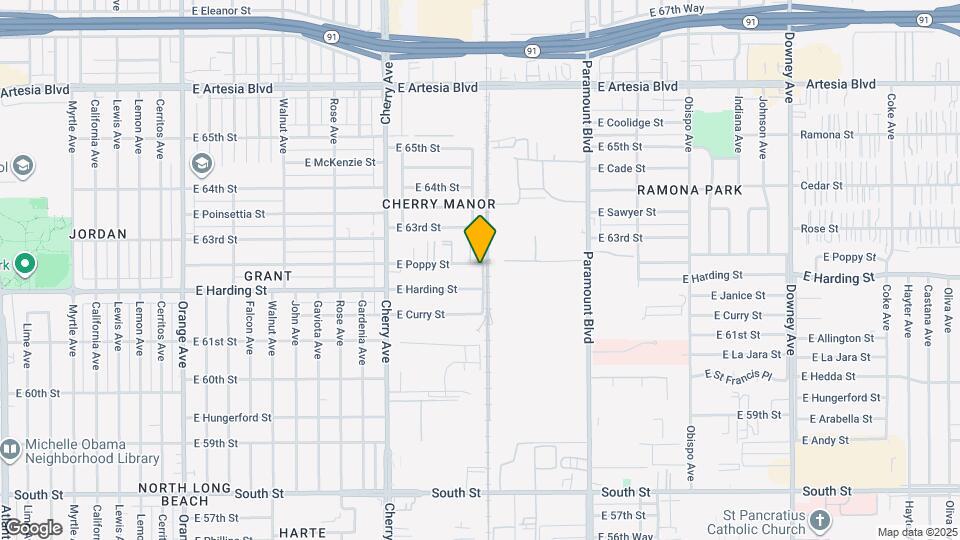 2350 E Poppy St Map and Location Details