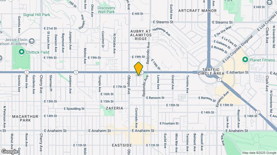 1750 Coronado Ave Mapa y Detalles de la Ubicación