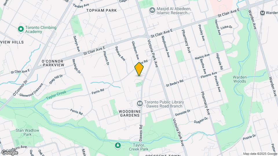 510 Dawes Rd Map and Location Details