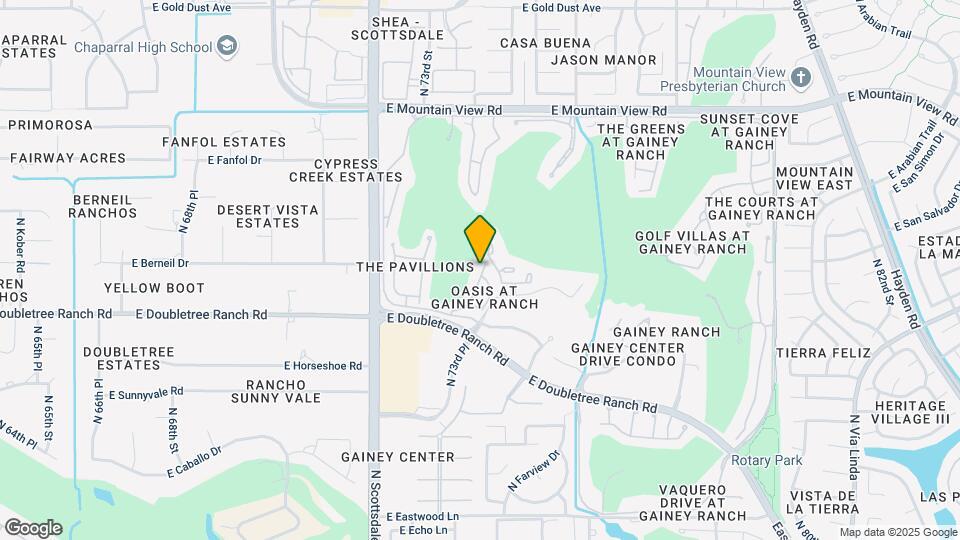 7222 E Gainey Ranch Rd Map and Location Details