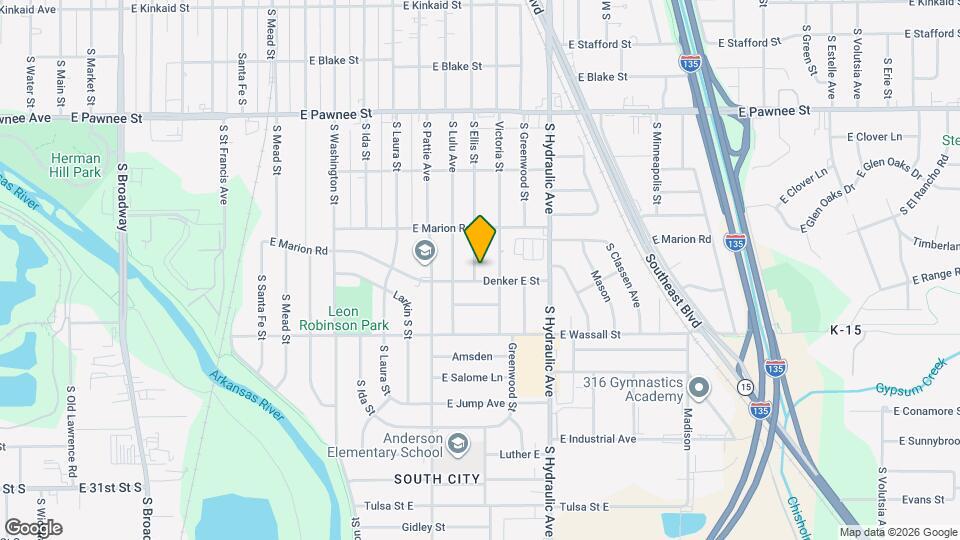 2656 S Ellis St Map and Location Details
