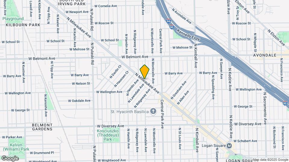 3048 N Milwaukee Ave Map and Location Details
