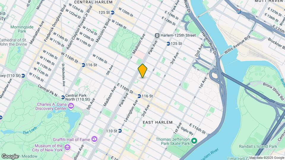 125-127 E 118th St Map and Location Details