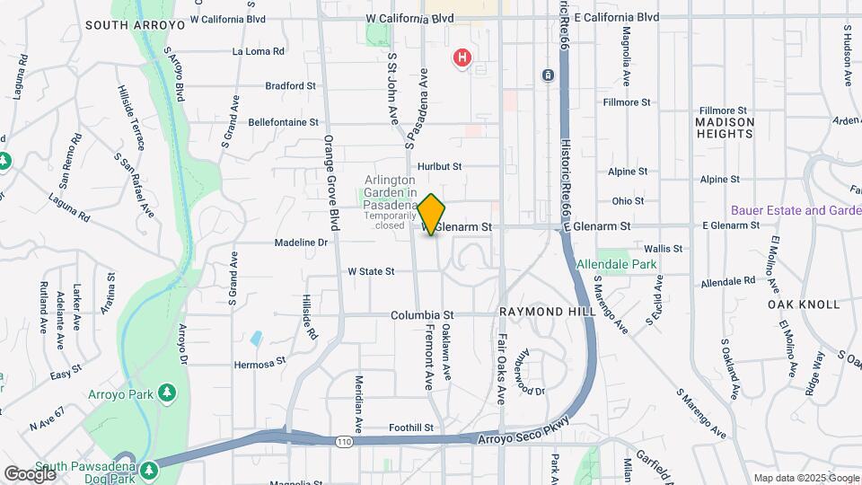 1093 Avoca Ave Map and Location Details