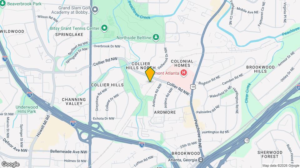 1945 Dellwood Dr NW Mapa y Detalles de la Ubicación