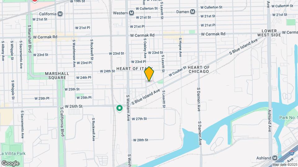 2254 W Coulter St Map and Location Details