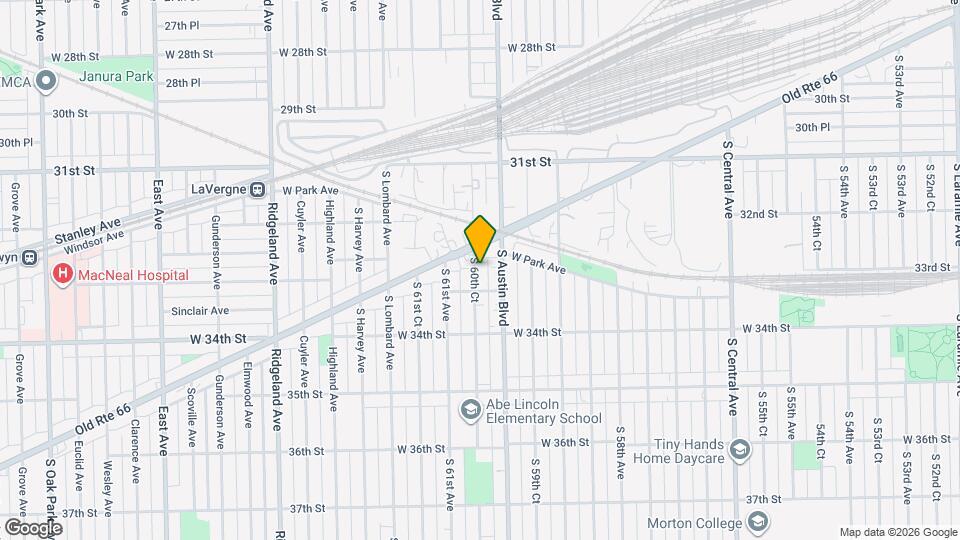 3233 S 60th Ct Map and Location Details