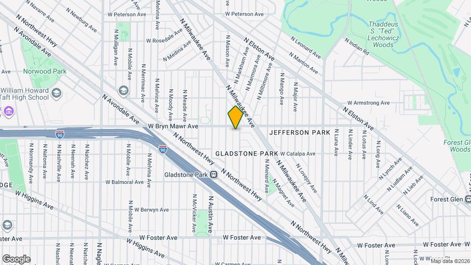 5546 N Marmora Ave, Unit 3 Map and Location Details