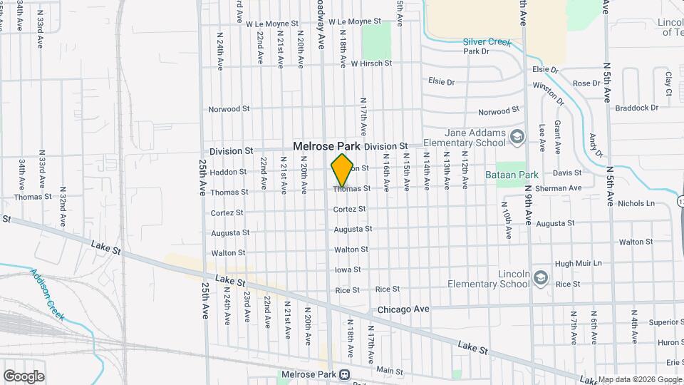 1218 N 18th Ave Map and Location Details