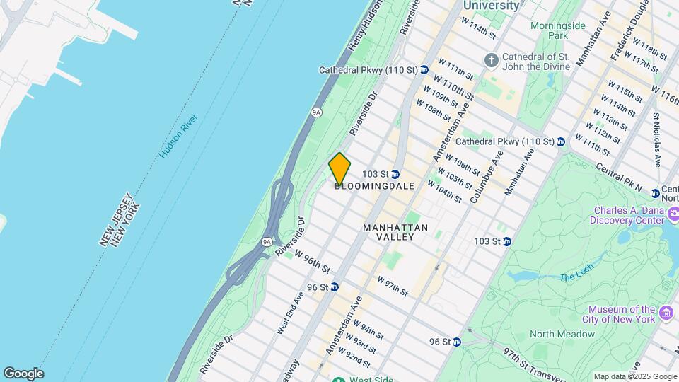 320 W 101st St Mapa y Detalles de la Ubicación